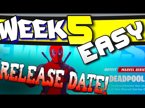 Fortnite Deadpool Week 5 & 6 Reward(EASY)Deadpool Week 7 RELEASE|Fortnite Deadpool Week 5 Reward