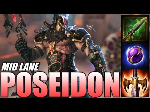 The ZOOM BUILD, Poseidon Mid | SMITE 11.8 Gameplay