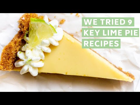 We Tried 9 Different Key Lime Pie Recipes