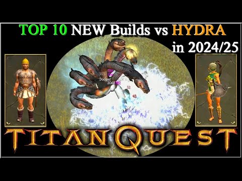 TOP 10 New Titan Quest Builds vs Hydra Legendary Boss