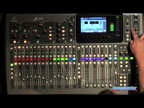 Behringer X32 Digital Console Interface Overview - Sweetwater Sound