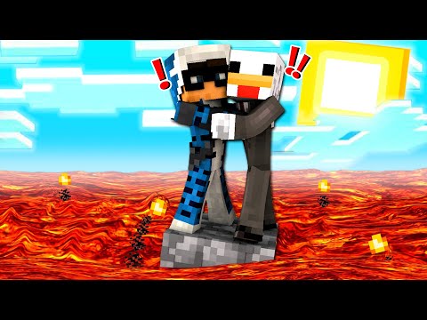 SI PUO' SOPRAVVIVERE IN UN MONDO DI LAVA?? - MINECRAFT ITA