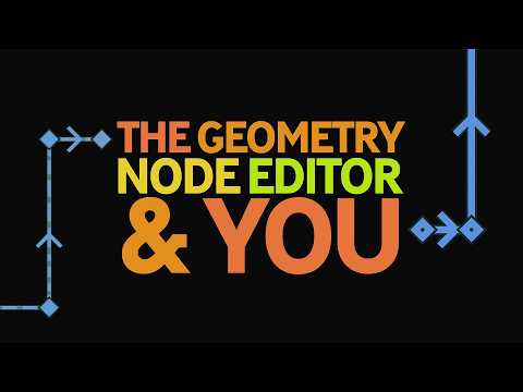 A guide to blender’s geometry node editor