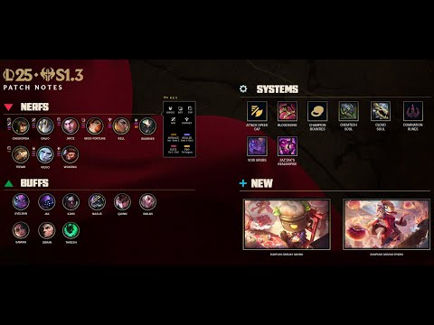 Patch 2025.S1.3 Rundown! - League of Legends