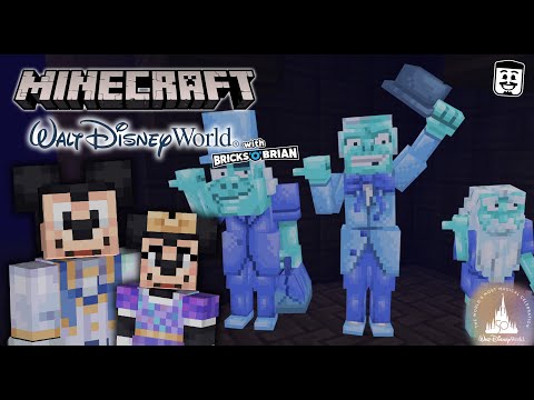 Bricks 'O' Brian - The Haunted Mansion, Big Thunder Mountain!   - Minecraft Walt Disney World Playthrough!