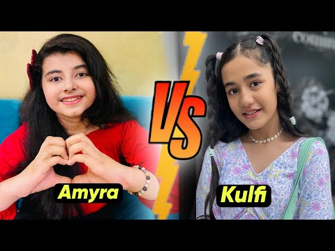 Kulfi and Amyra In Real Life - Little Singer Kulfi, Kulfi the singing star in real life - BS