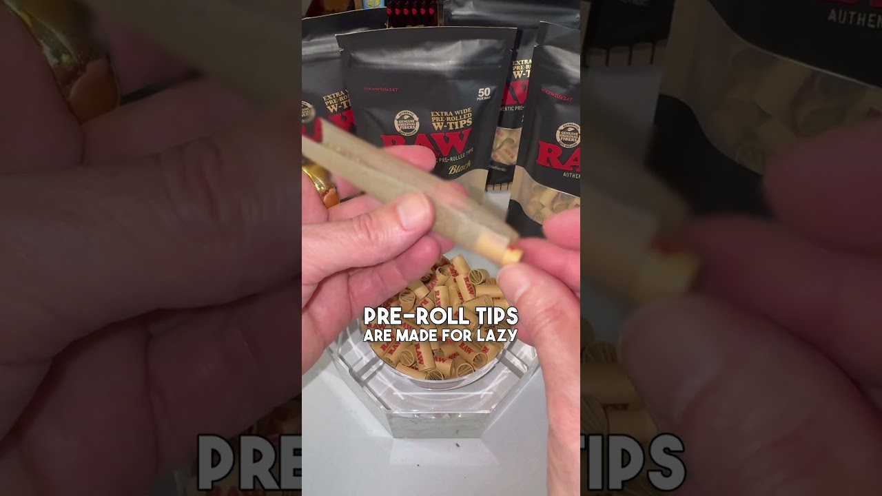 Extra Wide Pre-Rolled Tips!