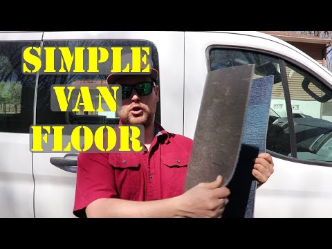 DIY Simple Van Floor | Ford Transit | Bed Rug