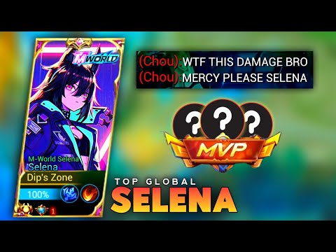 NEW SELENA BRUTAL DAMAGE BUILD | INSANE DAMAGE AND EMBLEM | TOP GLOBAL SELENA MLBB.