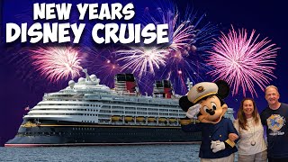 We celebrated NEW YEARS EVE on the Disney Wonder Cruise Ship