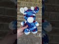 Memorial Day themed crochet cows!