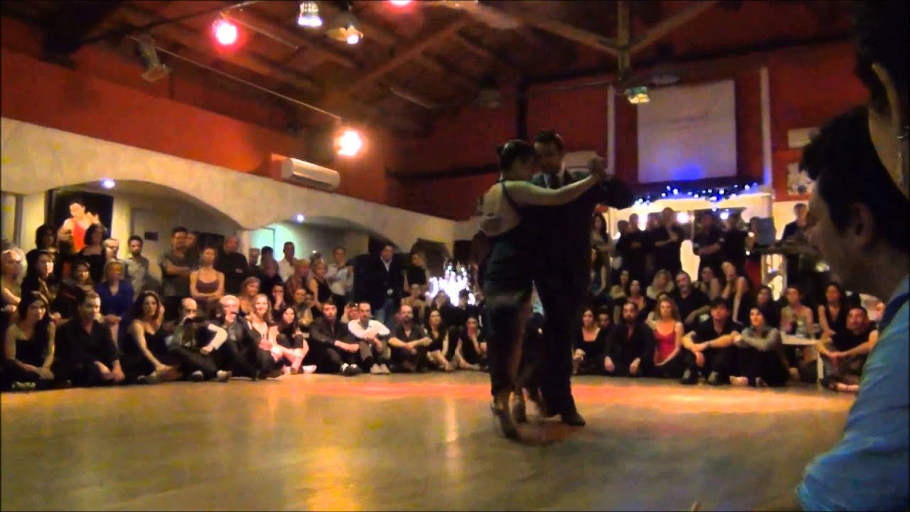 Facundo de la Cruz y Paola Sanz 2013 - Roma - Italia - Tango 1/4 -  Marion