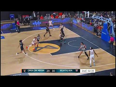    ÇBK Mersın  76 - 45  Beşıktaş BOA  |  Kadinlar Basketbol  Süper  lıgı  (Özet   