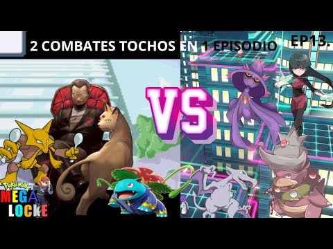 POKEMON ROJO MEGALOCKE EP13. COMBATE VS GIOVANNI Y LA LÍDERRR