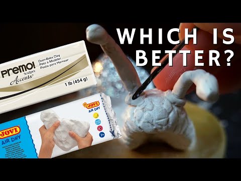 Modellieren mit lufttrocknender Modelliermasse vs. Polymerknete: Vor- und Nachteile erklärt