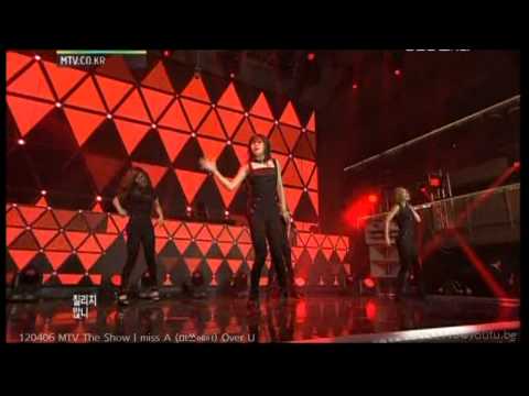 [Live] 120406 미쓰 에이 Miss A | Over U (繁中字幕)