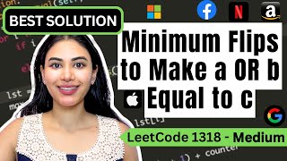 Download the video "Minimum Flips to Make a OR b Equal to c #leetcode #leetcode75"