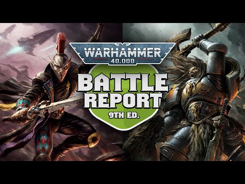 Harlequins vs Space Wolves Warhammer 40k 9th Edition Battle Report Ep 289