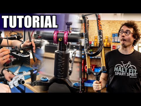 DETAILED TUTORIAL FOR INSTALLATION OF A NEW SUSPENSION FORK - FOX 38 - RAAW MADONNA V3