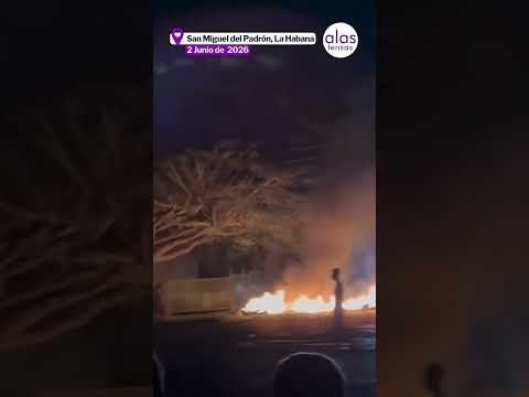 San Miguel del Padrón protesta contra los apagones y el deterioro de la vida diaria en Cuba
