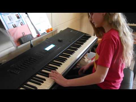 My student playing the introduction to Toccata and  Fugue in D Minor, JS Bach
