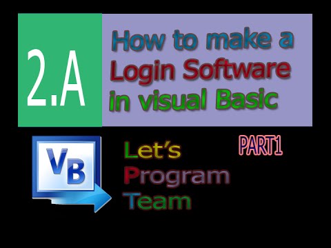 How To Make A Login Program In Vb Visual Basicbasic Tutorialvoice