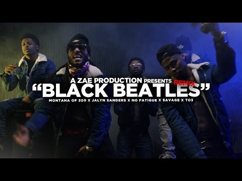 Montana of 300 x Jalyn Sanders x No Fatigue x $avage x TO3 - "BLACK BEATLES (REMIX)" @AZaeProduction