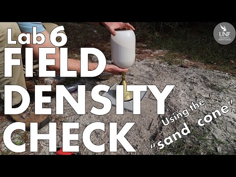 Virtual Geotech Lab #6: Field Density Test using Sand Cone