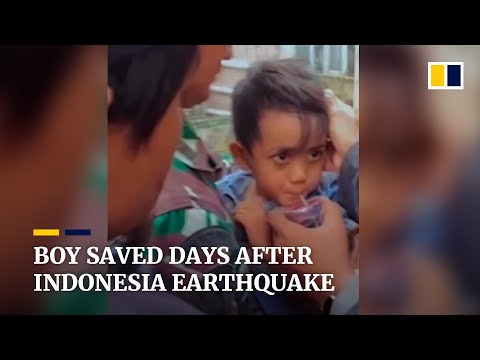 Five-year-old boy rescued from rubble days after deadly Indonesia earthquake