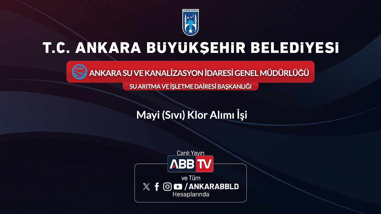 ASKİ GENEL MÜDÜRLÜĞÜ SU ARITMA VE İŞLETME DAİRESİ BAŞKANLIĞI - Mayi (Sıvı) Klor Alımı İşi