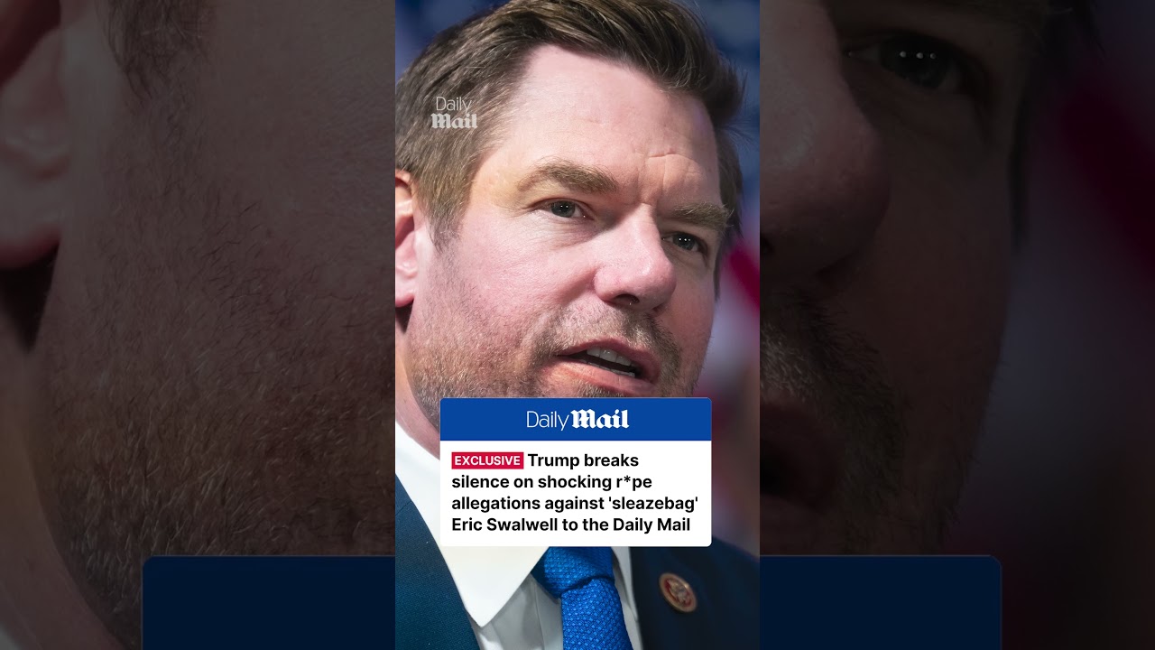 Trump breaks silence on allegations against 'sleazebag' Eric Swalwell