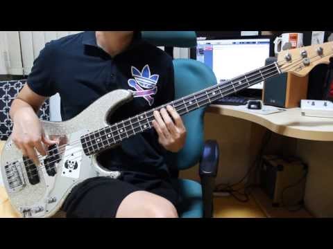 RED HOT CHILI PEPPERS - LOOK AROUND / BASS COVER :  G&L SB-2