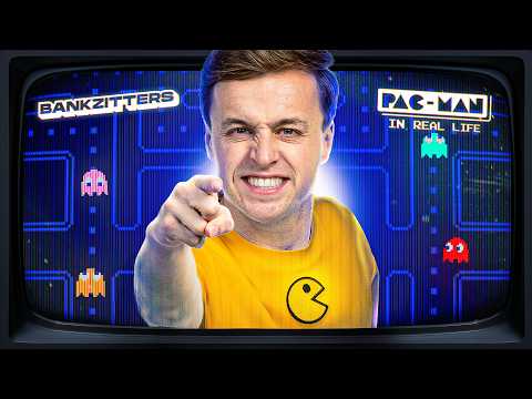 BANKZITTERS SPELEN PACMAN IN REAL LIFE