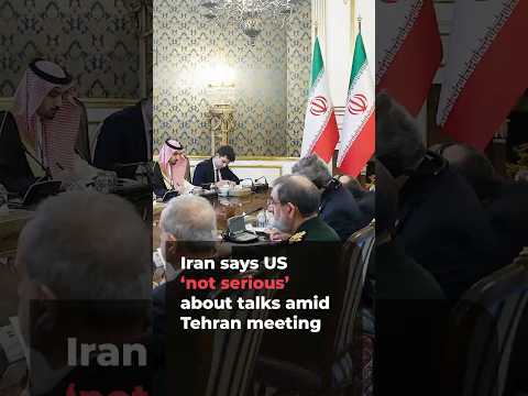 Iran says US ‘not serious’ about talks amid Tehran meeting | AJ #shorts