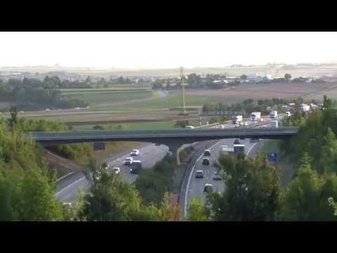 Autobahn am Engelbergtunnel (Leonberger Dreieck) im Zeitraffer (Marty Renger 007)