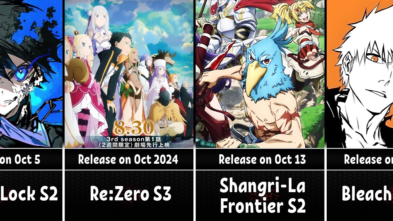 All Upcoming Anime of Fall 2024