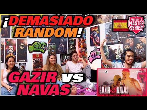 🔴COLOMBIANOS REACCIONAN a GAZIR vs NAVAS - ¡DEMASIADO RANDOM! [FMS ESPAÑA 2024]
