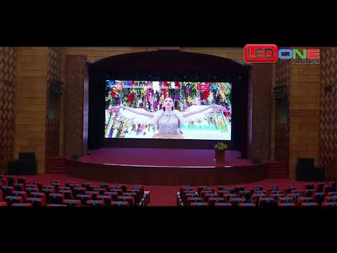 Trung tâm Hội nghị Tỉnh Bắc Giang | Ledone thi công gói thầu 80m2 màn hình Led P2.5 phòng Hội trường