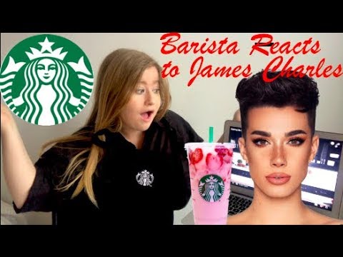 Starbucks Barista Reacts to James Charles Making a Pinkity Drinkity