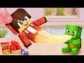 JJ And Mikey ️ Let S Help MIKEY Make Miniature Cheese Pull Fry Chicken JJ Shape Mina Mini Kitchen