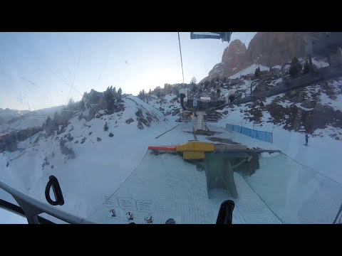 Risalita integrale seggiovia Leitner "Città dei sassi" Val Gardena (BZ)