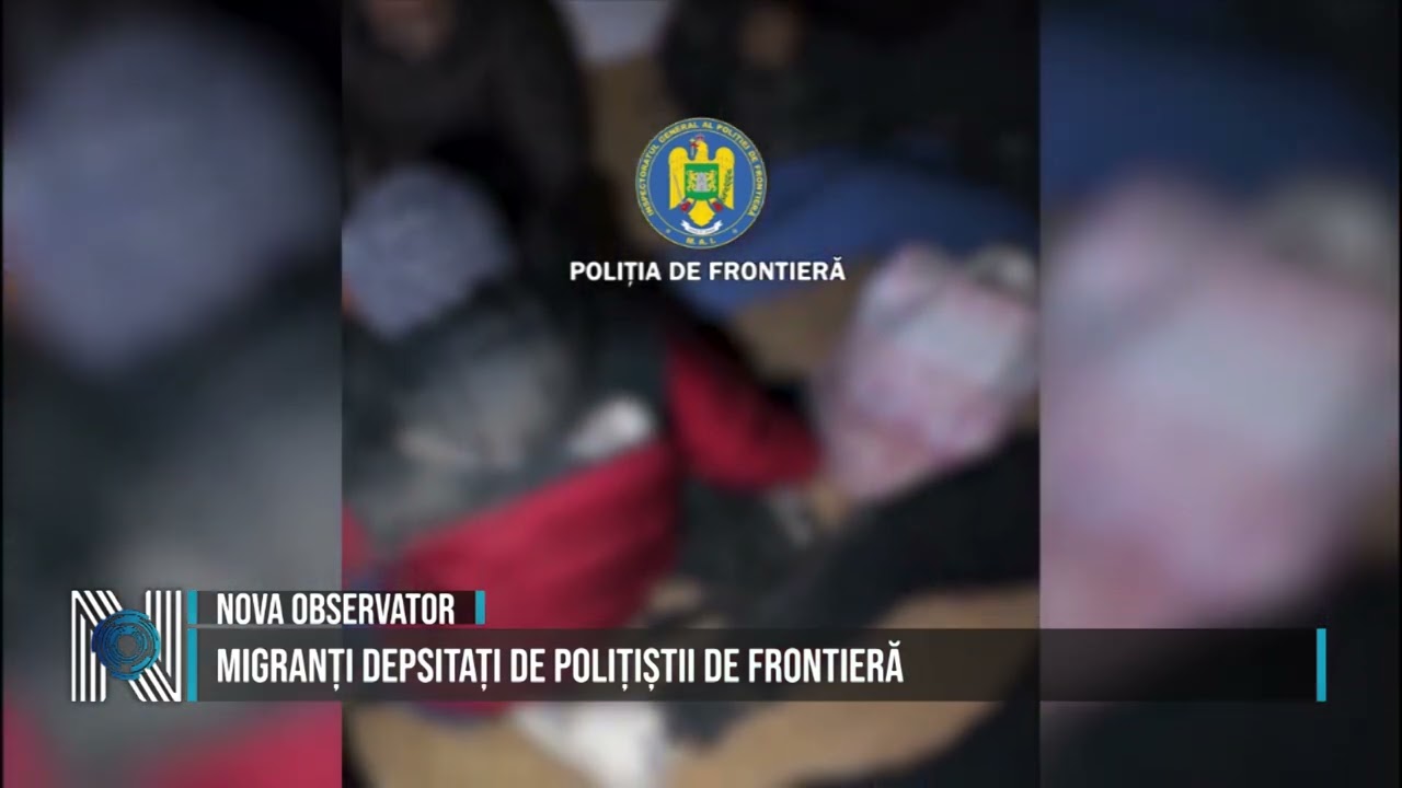 Migranți depsitați de polițiștii de frontieră