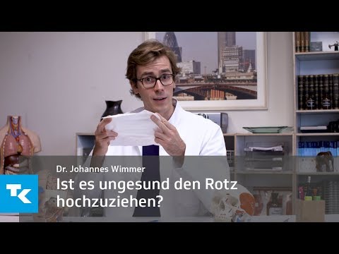 Ist es ungesund den Rotz hochzuziehen? | Dr. Johannes Wimmer