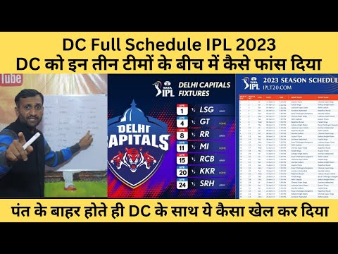 Delhi Capital IPL 2023 schedule: Full match list, time, dates, venues| GT Schedule 2023|Tyagi Sports