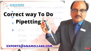 How to Practice Proper Pipetting Technique in  any laboratory [English]