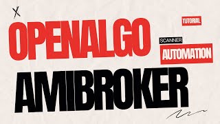 Download the video "Amibroker Scanner/Exploration Based Equity Intraday Strategy Automation using OpenAlgo"