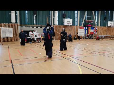 Stockholm Kendo Open 2018, 1-2 dan class, Kayhan - [FSKA]