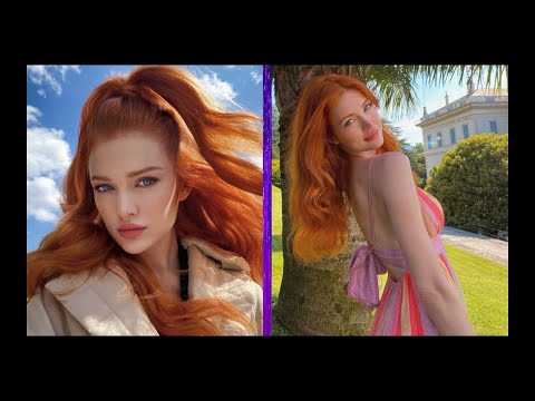 Робкая нимфа с огненными волосами - русская девушка Анджелина Мишель