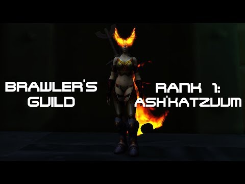 WoW BfA 8.1.5 Brawler's Guild - Rank 1 - Ash'katzuum