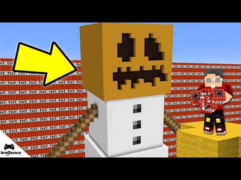 MİNECRAFT DEV KARDAN ADAMI 5.000 TNT İLE PATLATMAK